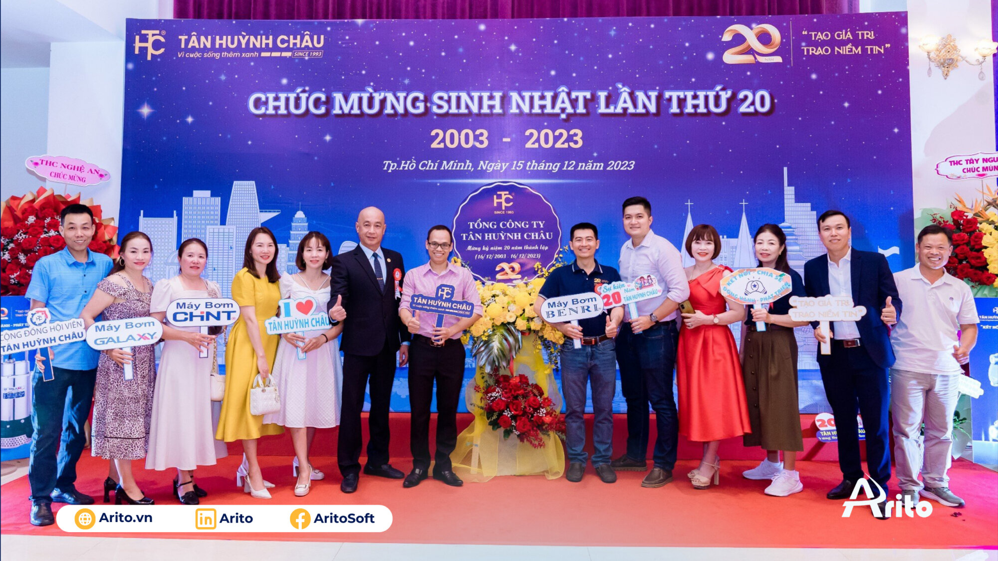 Công ty TNHH Tân Huỳnh Châu - Chặn đường 20 năm phát triển 2
