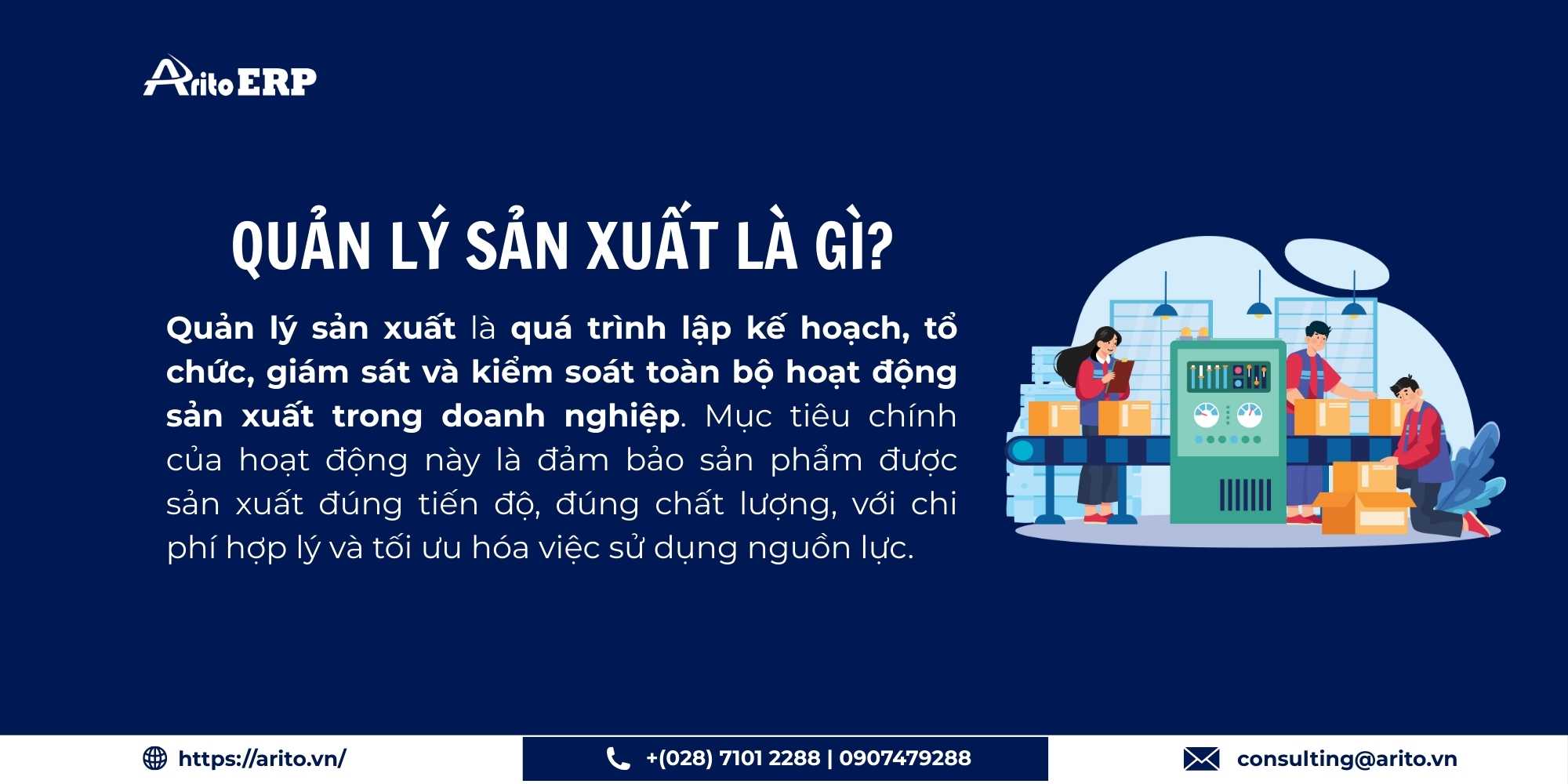 Quản lý sản xuất là gì?