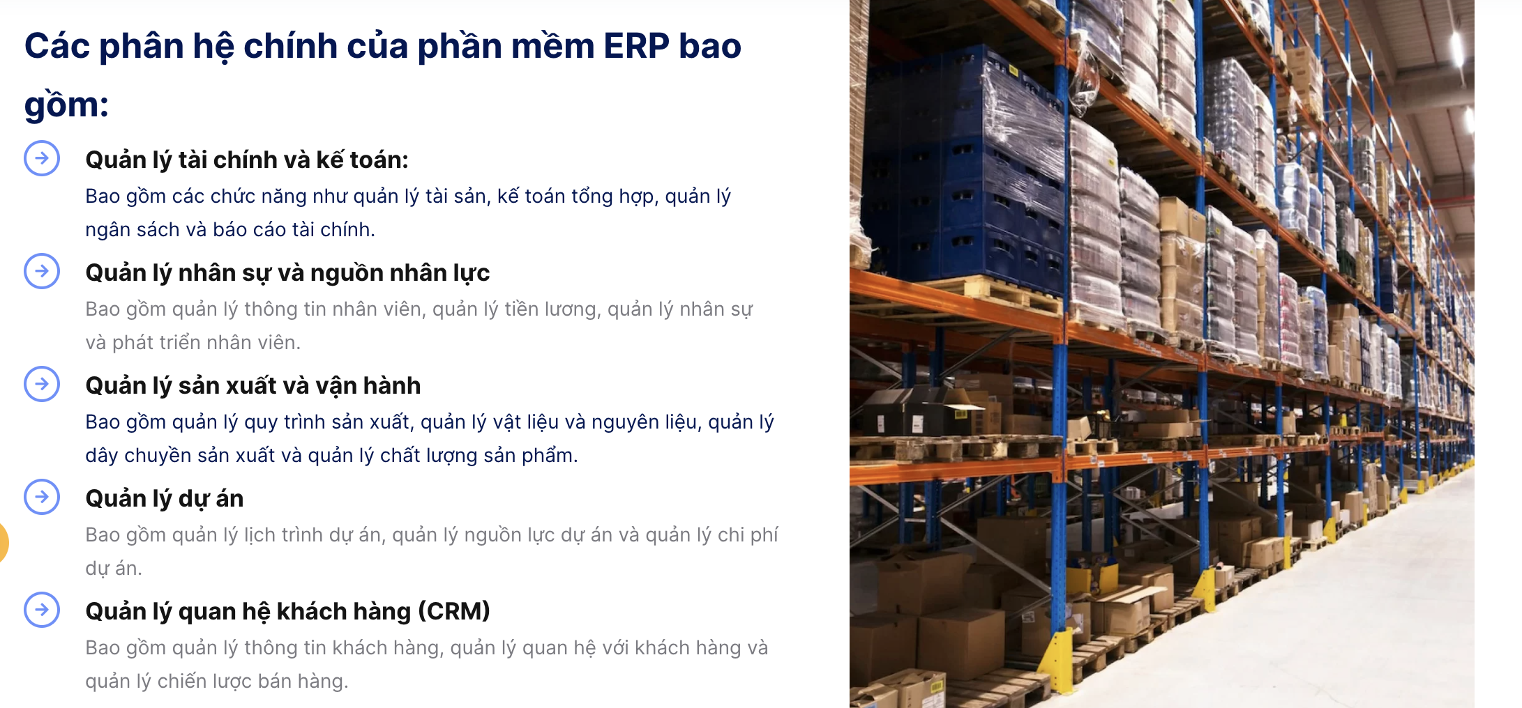 Phần mềm ERP cho doanh nghiệp vừa và nhỏ hiệu quả arito