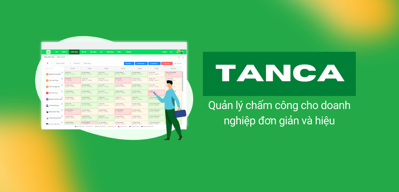 Phần mềm nhân sự Tanca