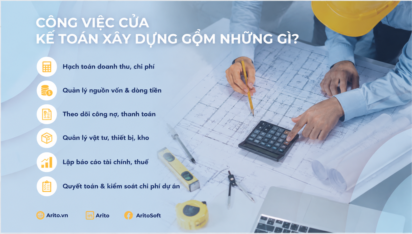 Công việc của kế toán xây dựng gồm những gì