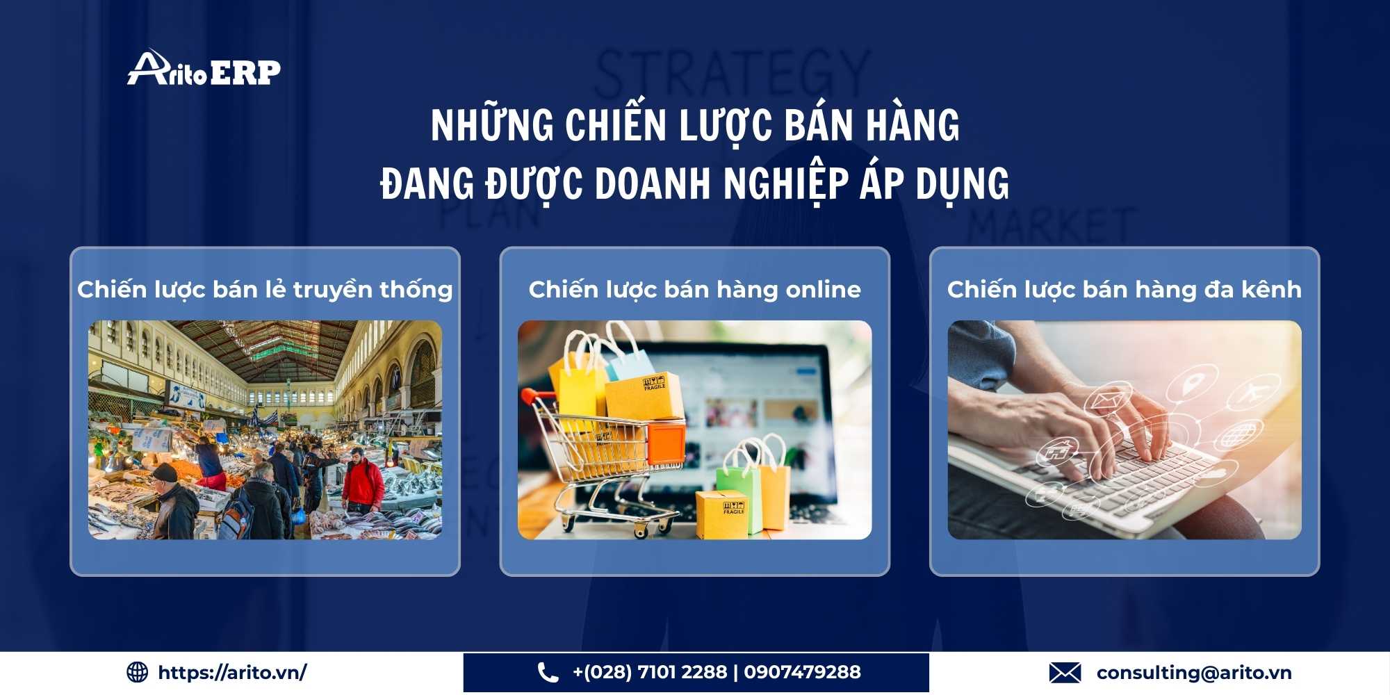 Những chiến lược bán hàng đang được doanh nghiệp áp dụng