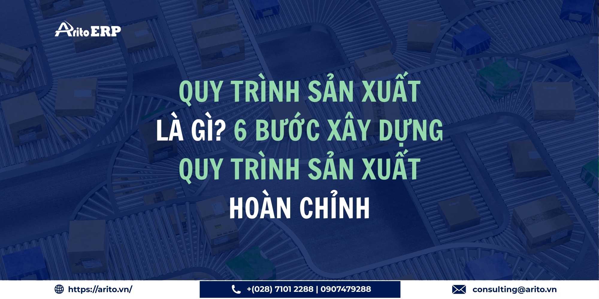 Quy trình sản xuất là gì? 6 bước xây dựng quy trình sản xuất hoàn chỉnh