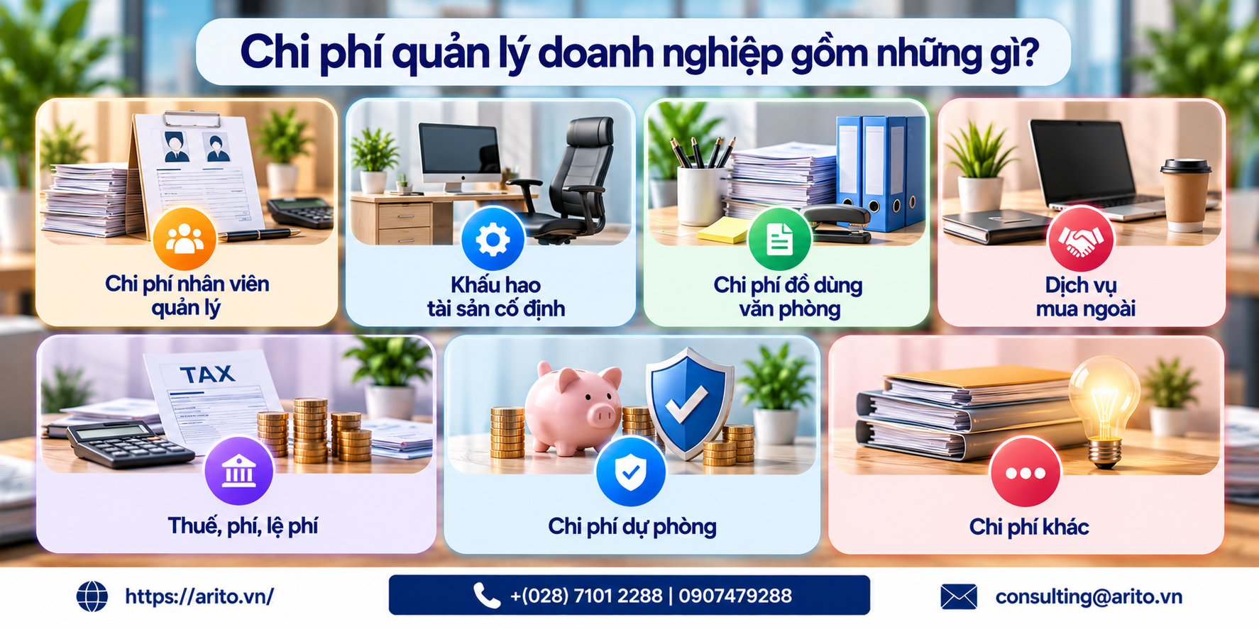 Chi phí quản lý doanh nghiệp gồm những gì? Tài khoản 642 và ranh giới