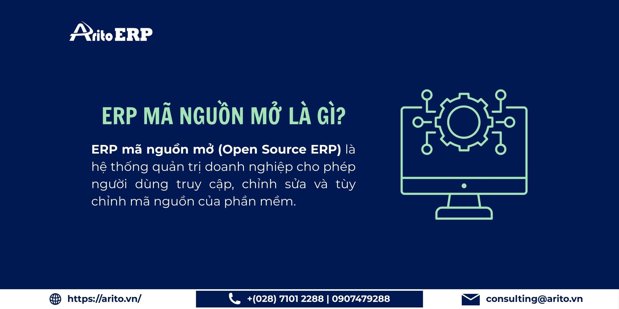 ERP mã nguồn mở là gì?