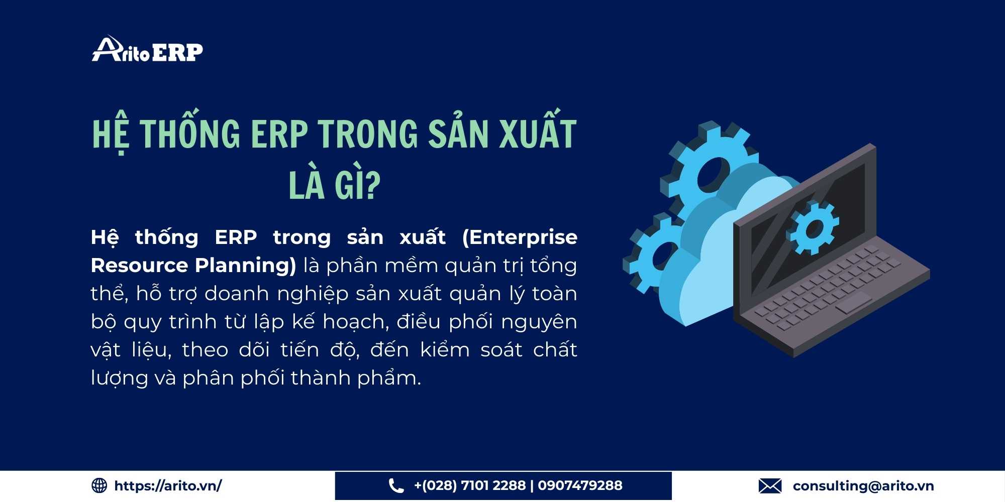 Hệ thống ERP trong sản xuất là gì?