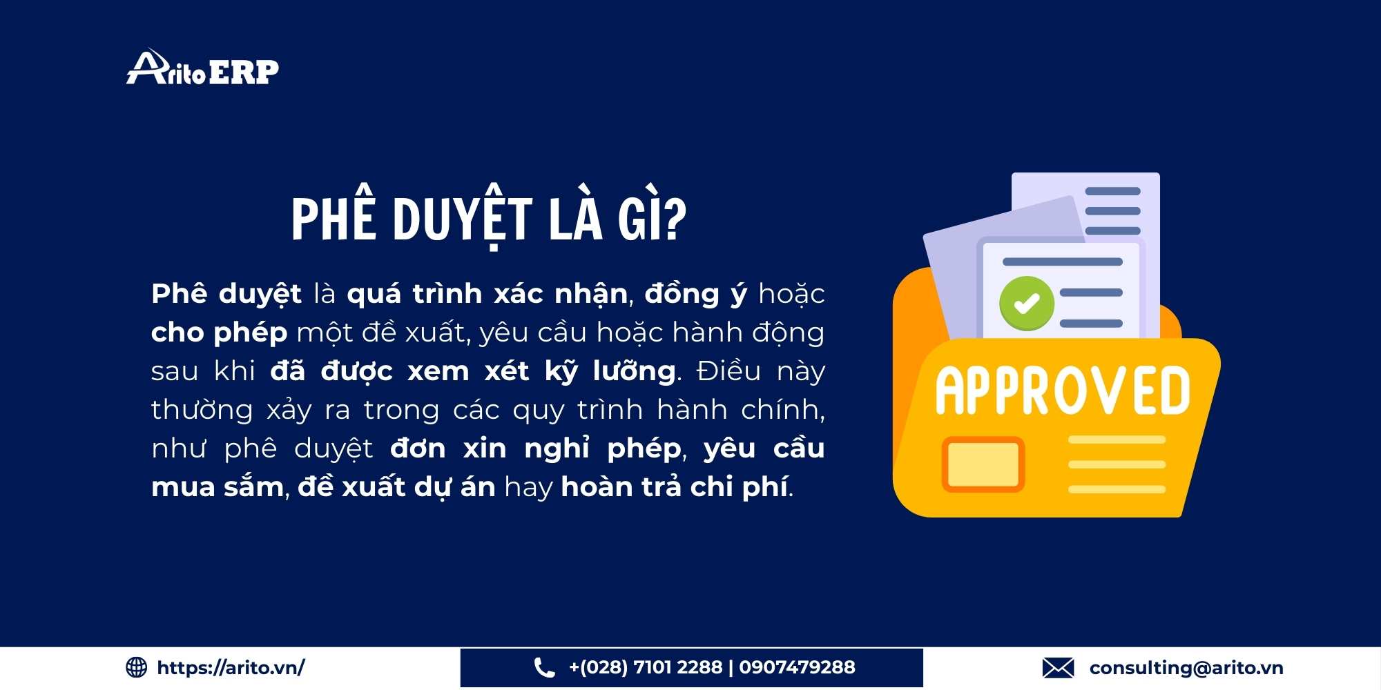 Phê duyệt là gì?