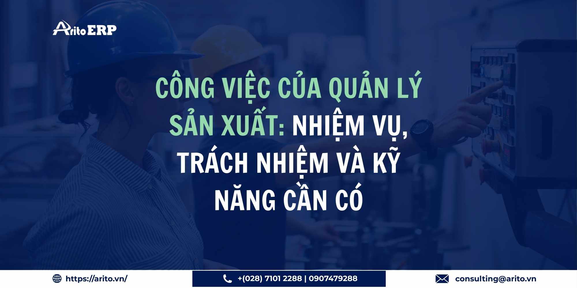 Công việc của quản lý sản xuất