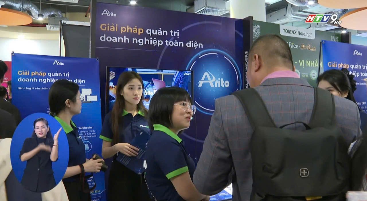 Không gian trưng bày của ARITO tại CTO SUMMIT 2025 x VIETGLOBAL FOUNDERS