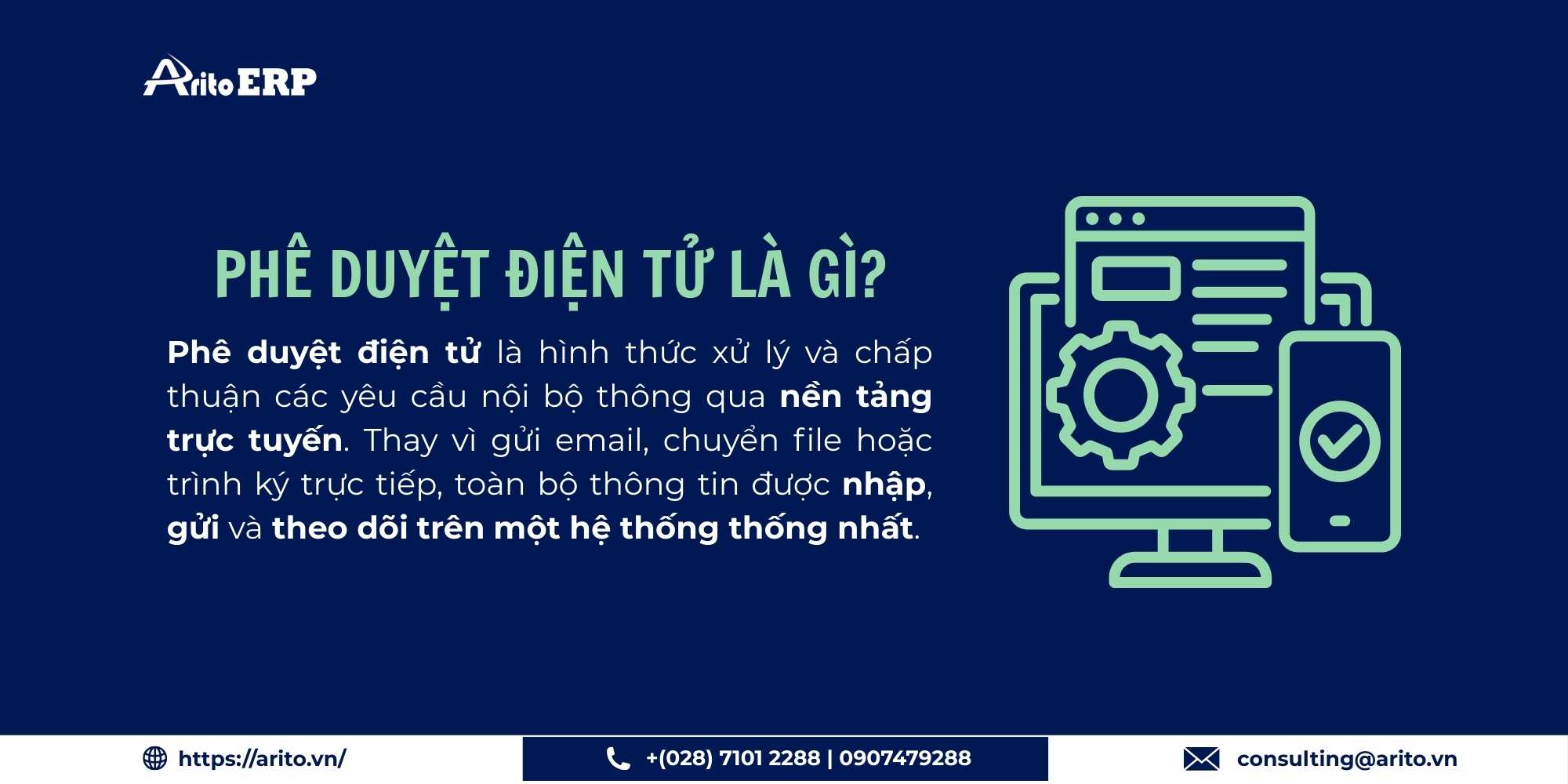 Phê duyệt điện tử là gì?