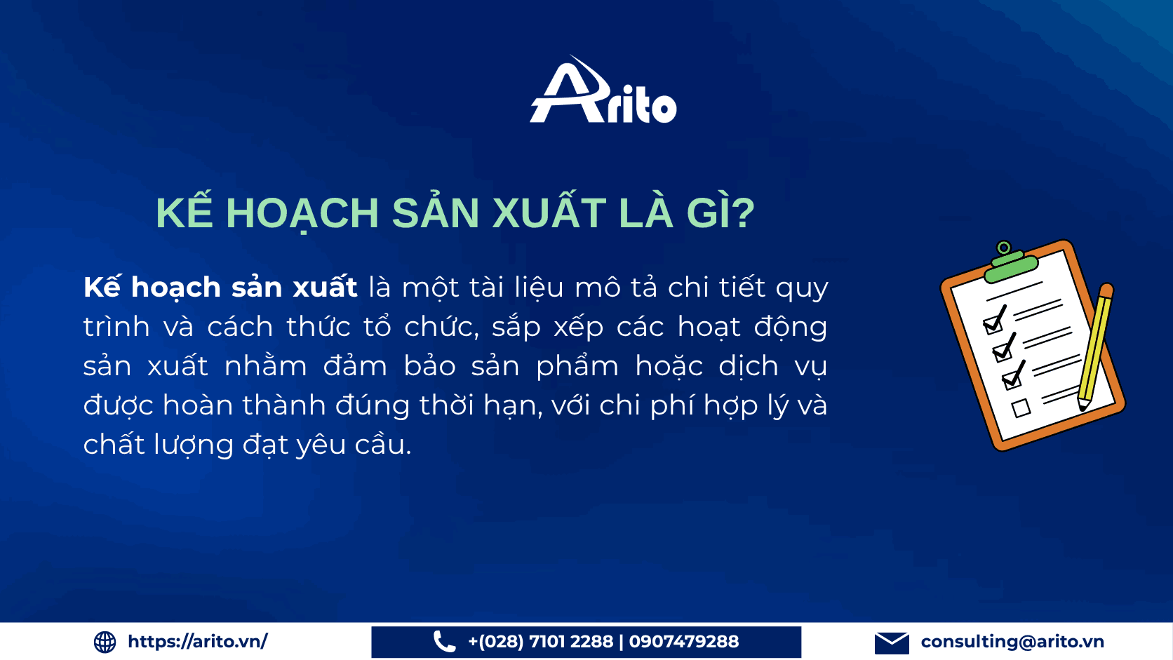 kế hoạch sản xuất là gì
