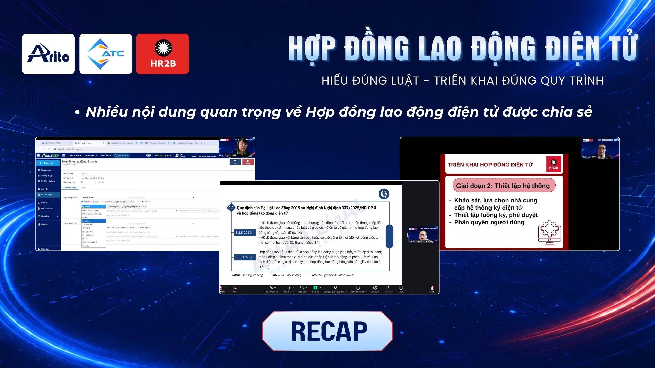 Nhiều nội dung quan trọng về Hợp đồng lao động điện tử được làm rõ tại chương trình