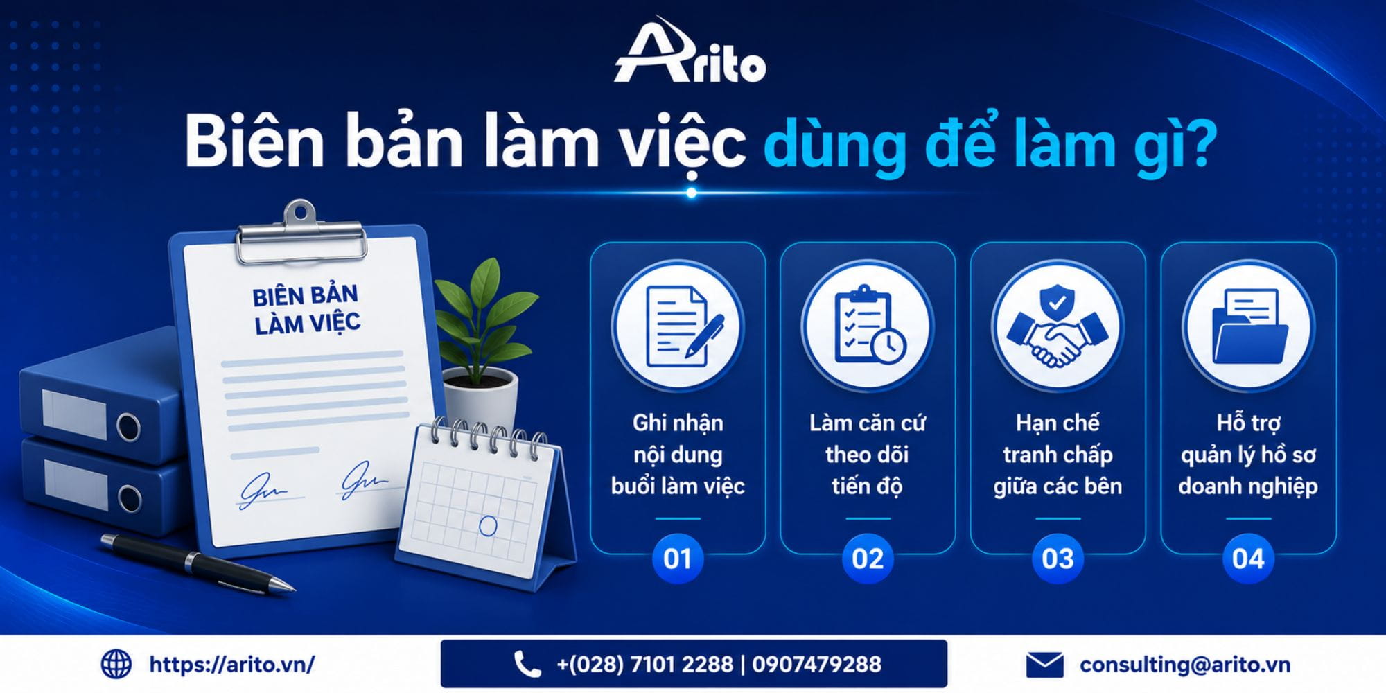 Biên bản làm việc dùng để làm gì