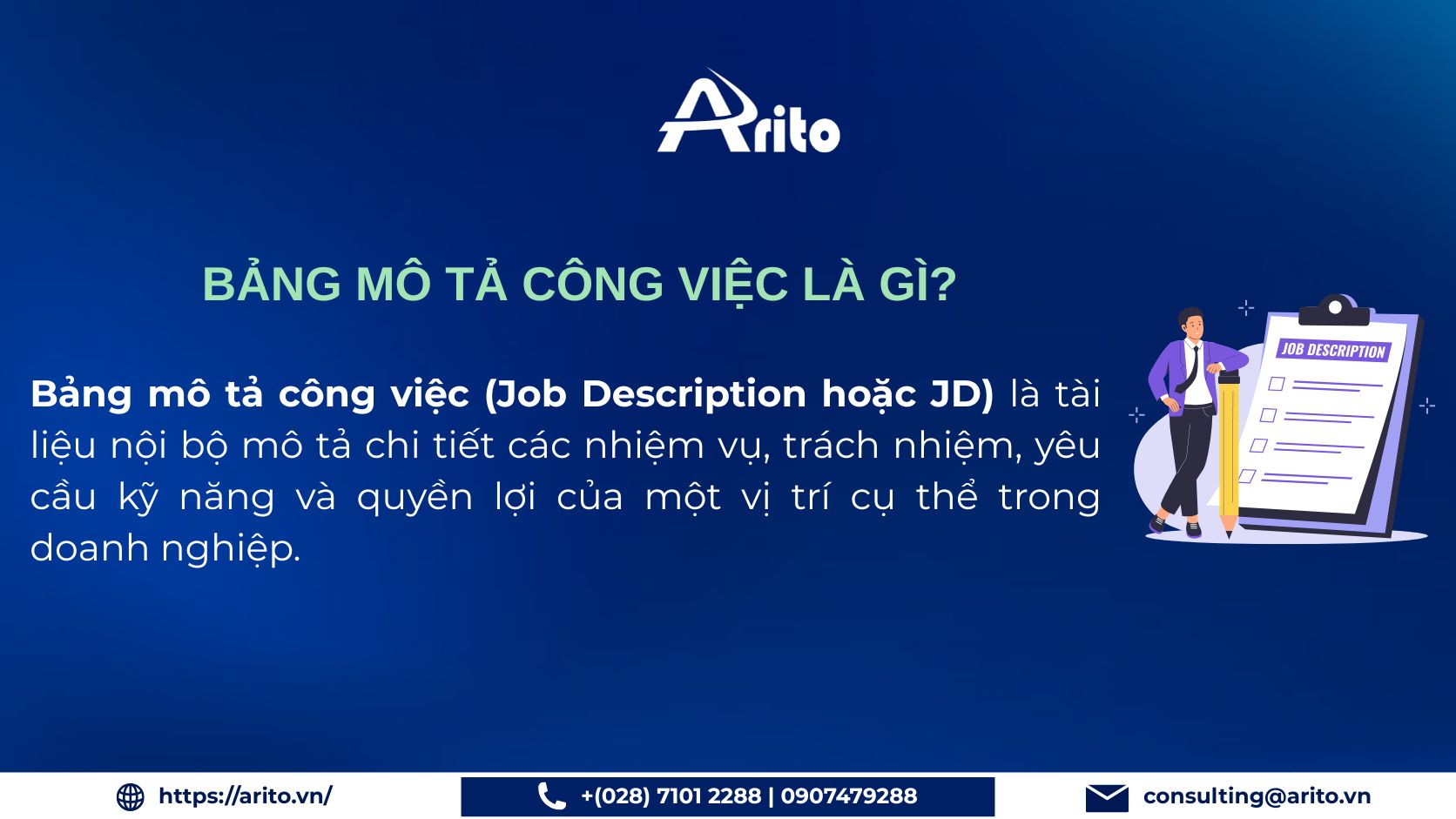 Bảng mô tả công việc là gì