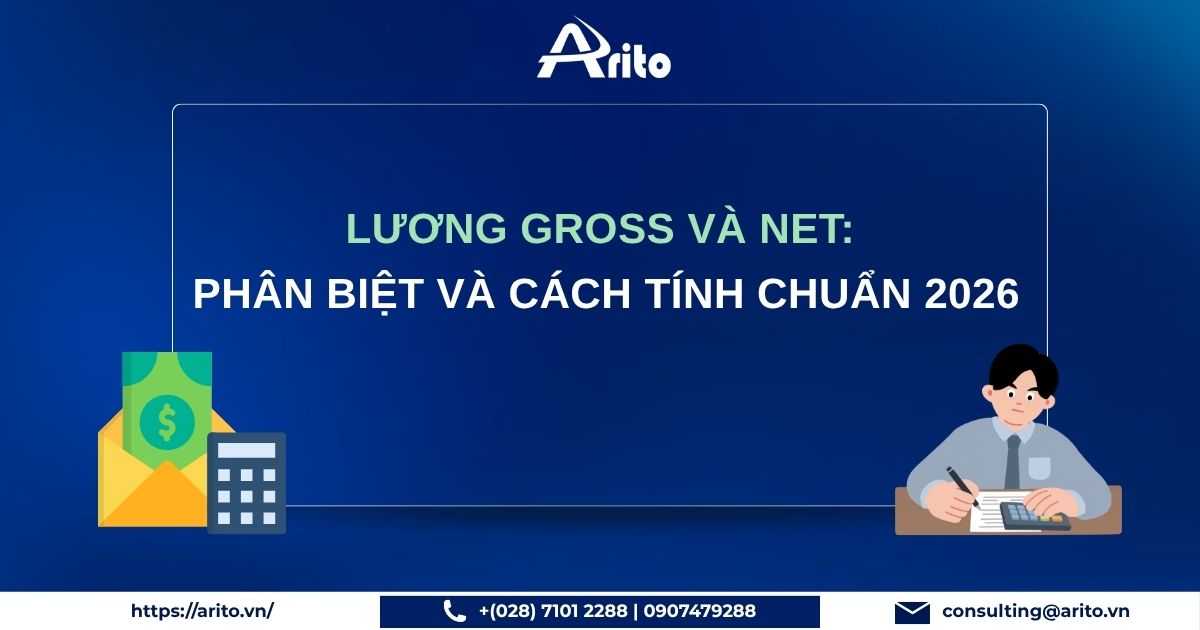Lương gross và net: Phân biệt và cách tính chuẩn 2026