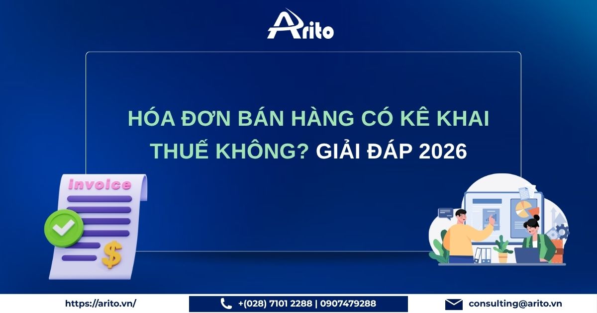 hóa đơn bán hàng có kê khai thuế không