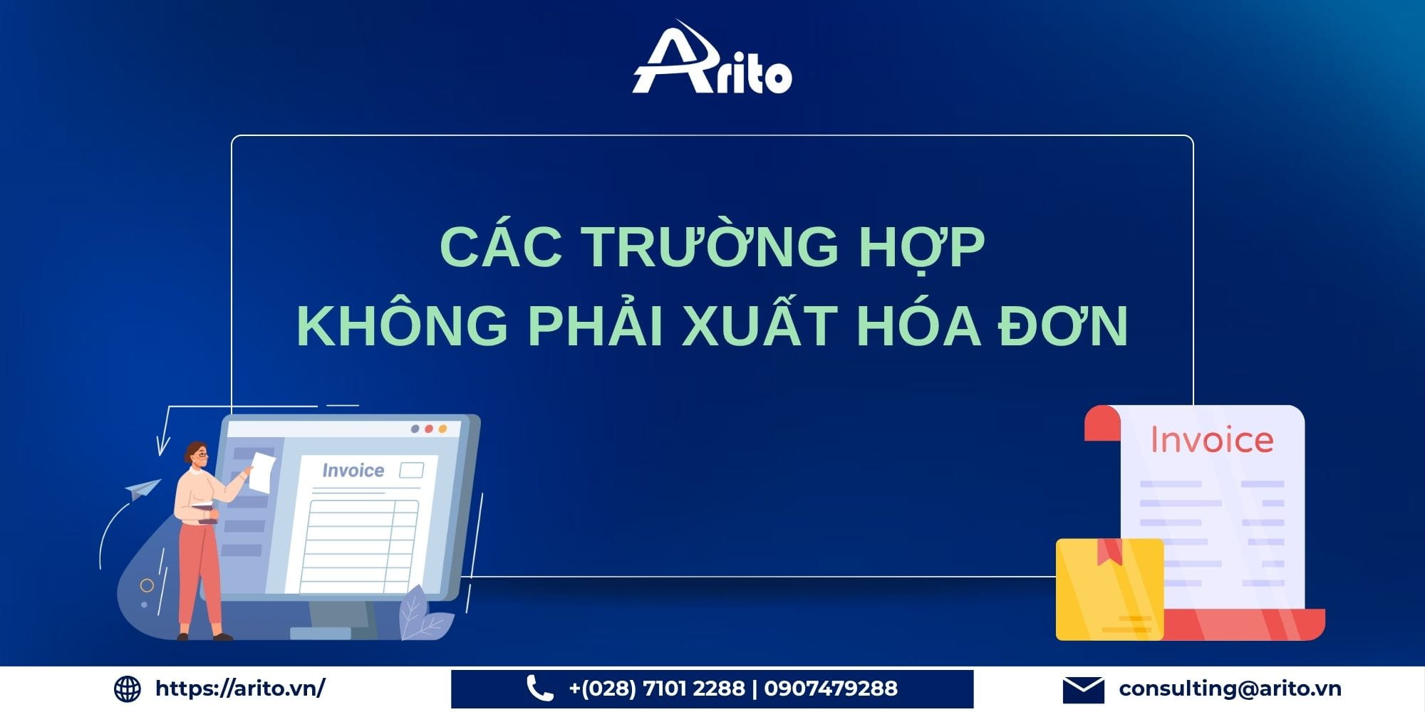 Các Trường Hợp Không Phải Xuất Hóa Đơn Mới Nhất 2026