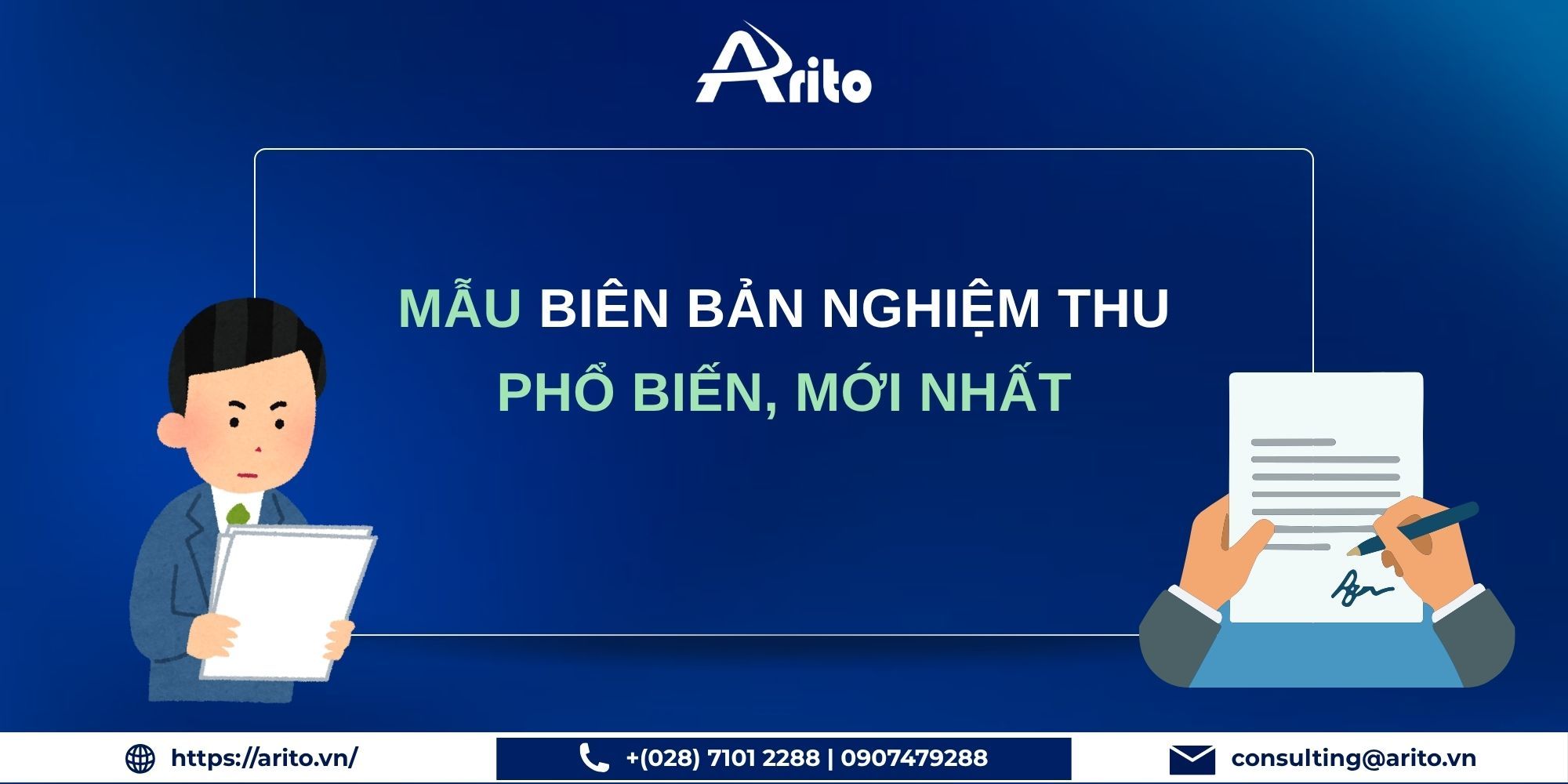 Mẫu biên bản nghiệm thu