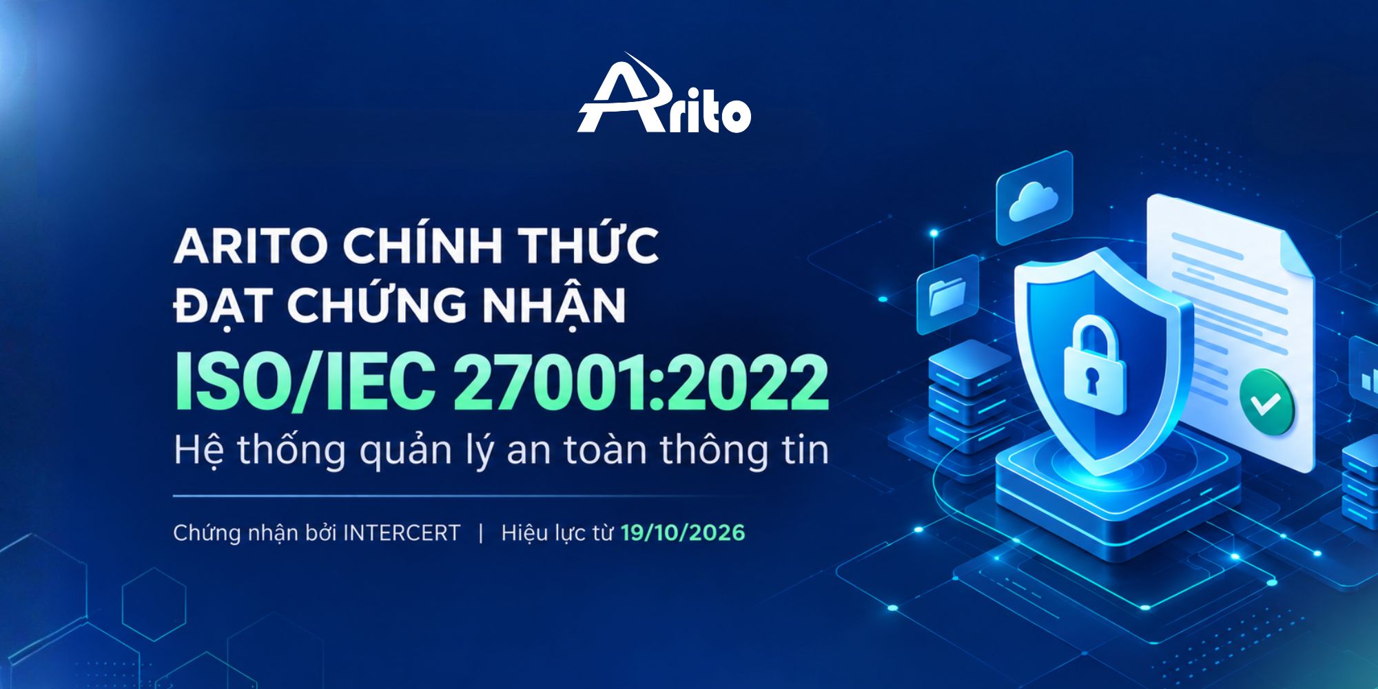 ARITO-chinh-thuc-dat-chung-nhan-ISO/IEC 27001:2022