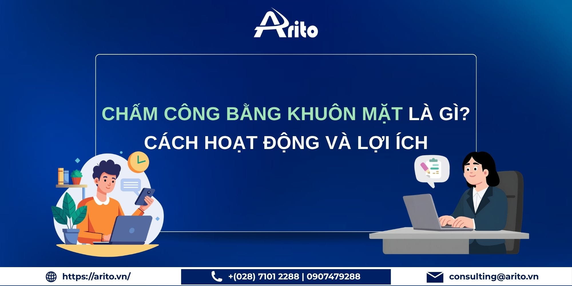 chấm công bằng khuôn mặt
