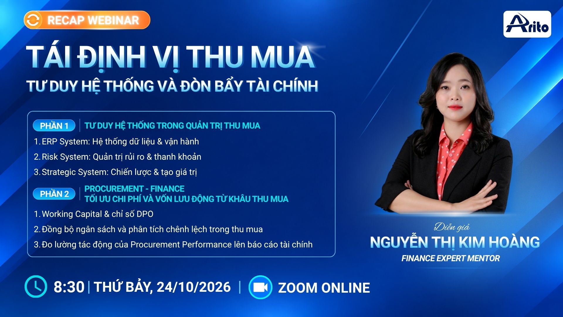 Recap webinar “Tái định vị thu mua: Tư duy hệ thống và đòn bẩy tài chính”